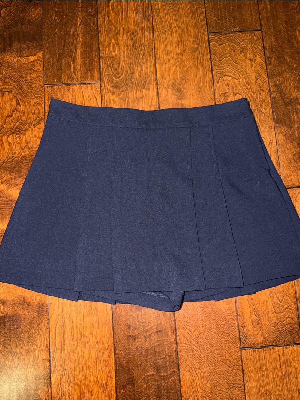 Zara Navy Pleated Women’s Skort